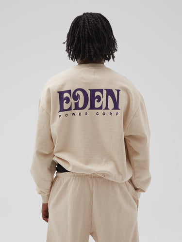 EDEN Recycled crewneck Natural